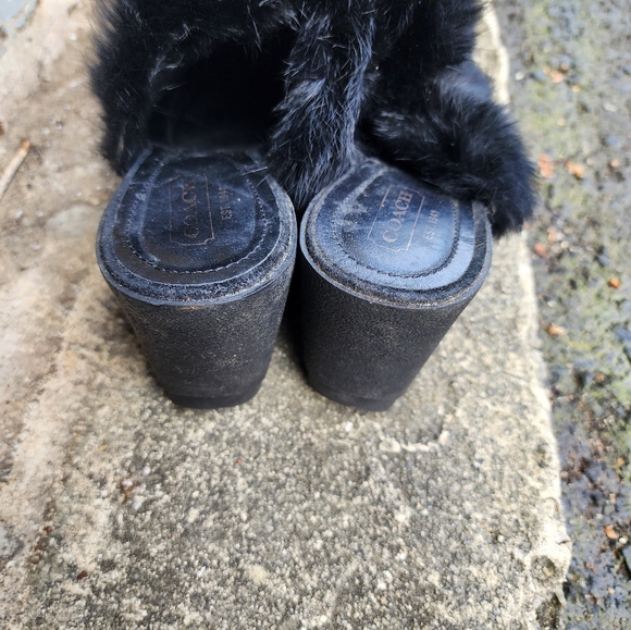 Coach Kaela fur wedges - Picture 5 of 6